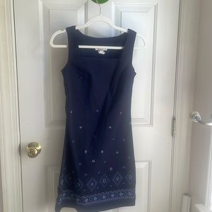 Rampage beaded navy dress